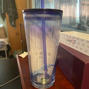 NEW Purple Starbucks Cup w/ Straw